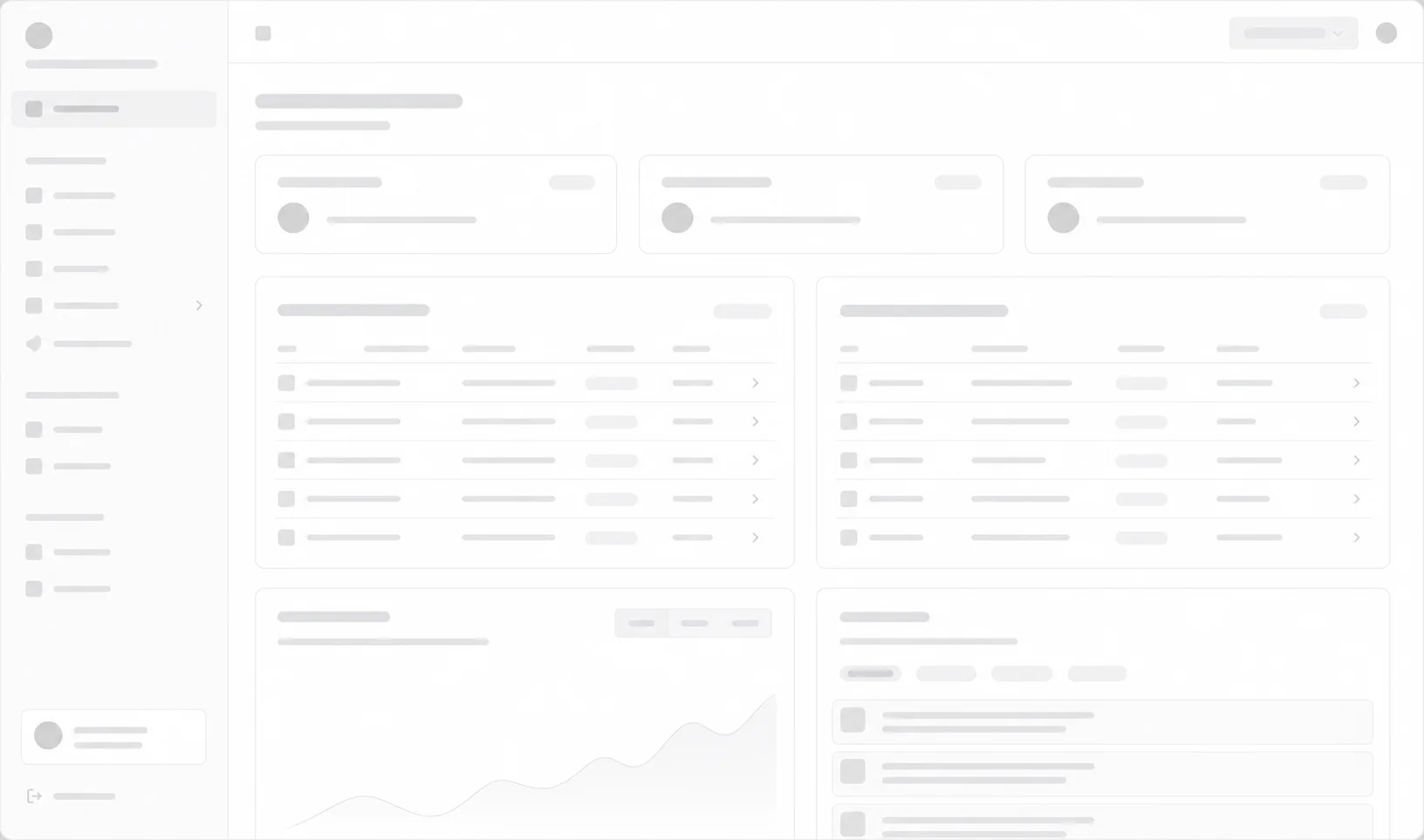 An outline of the Zaylo dashboard layout: sidebar, stat cards, request and proposal lists, and a sales chart.